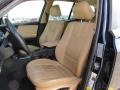 Black/Sand Beige Nevada Leather Front Seat Photo for 2007 BMW X3 #62765164