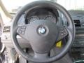 2007 BMW X3 Black/Sand Beige Nevada Leather Interior Steering Wheel Photo