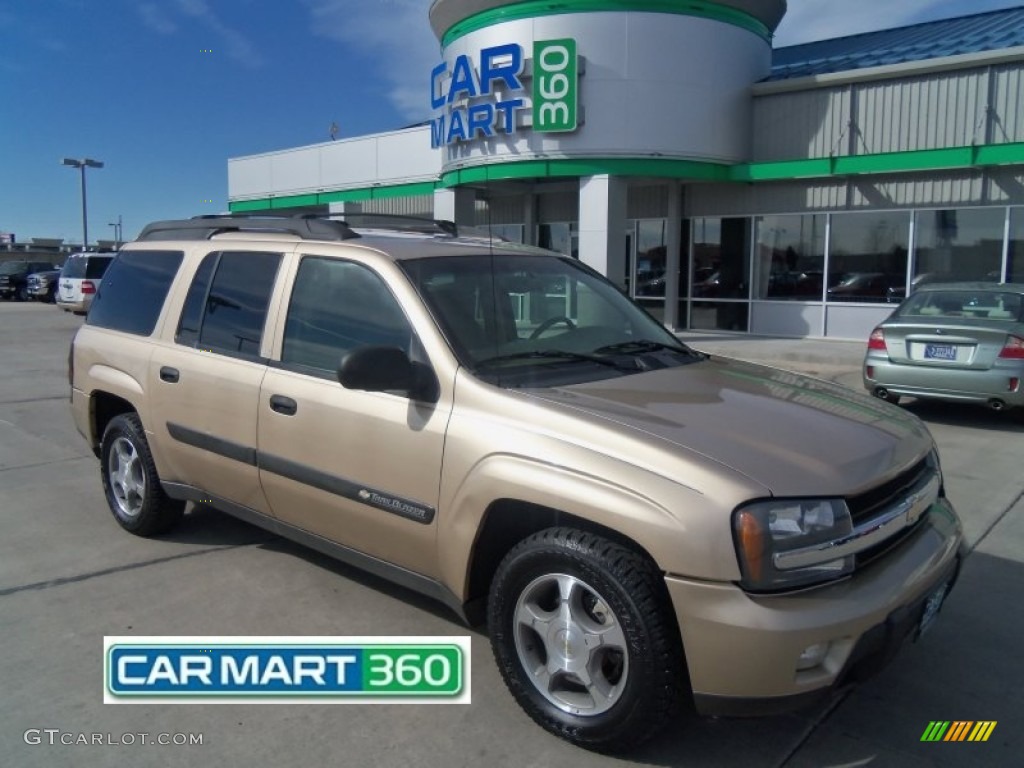 2004 TrailBlazer EXT LS 4x4 - Sandstone Metallic / Light Cashmere photo #1