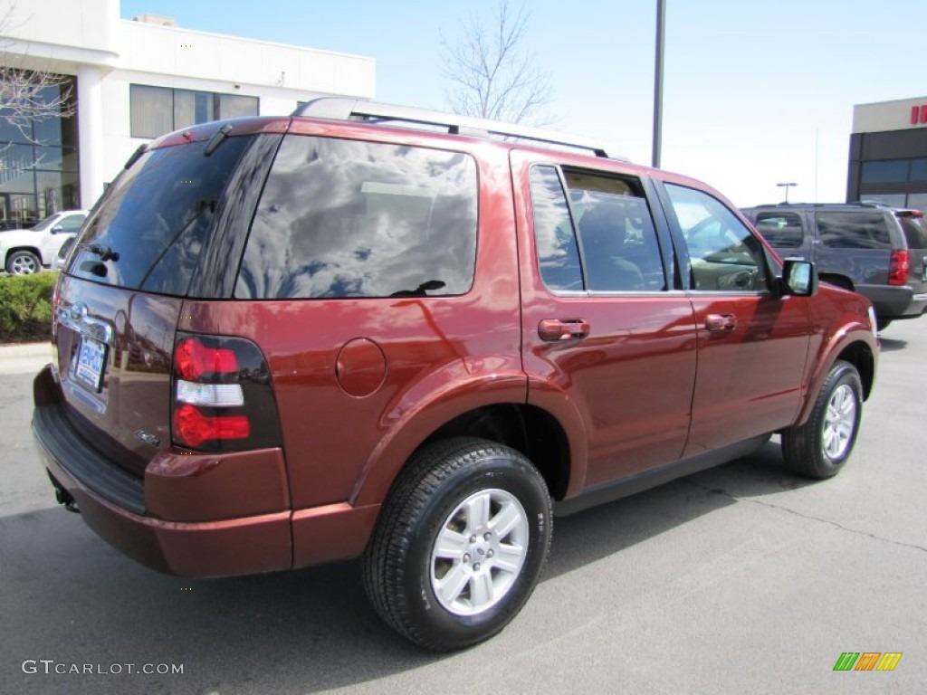 Dark Copper Metallic 2010 Ford Explorer XLT 4x4 Exterior Photo #62766223