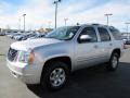 2011 Pure Silver Metallic GMC Yukon SLT 4x4  photo #3