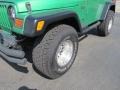 2005 Electric Lime Green Pearl Jeep Wrangler X 4x4  photo #7