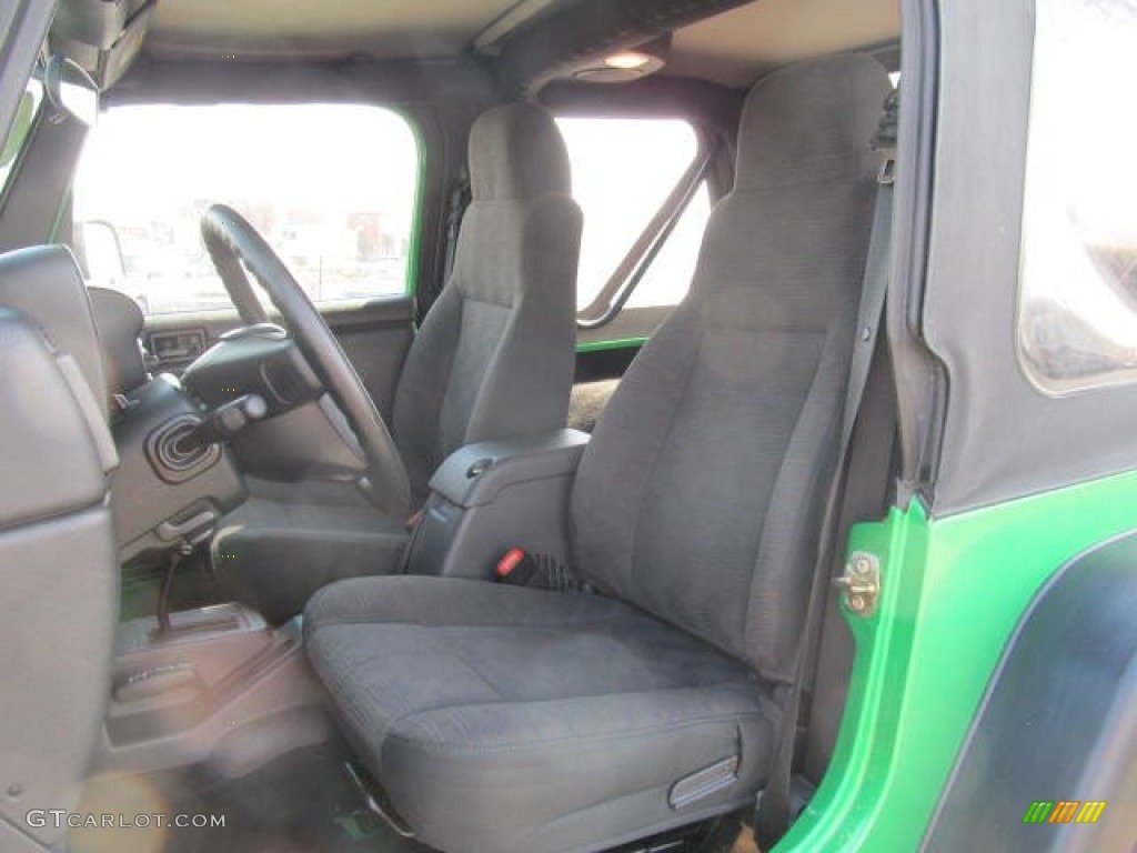2005 Wrangler X 4x4 - Electric Lime Green Pearl / Dark Slate Gray photo #9