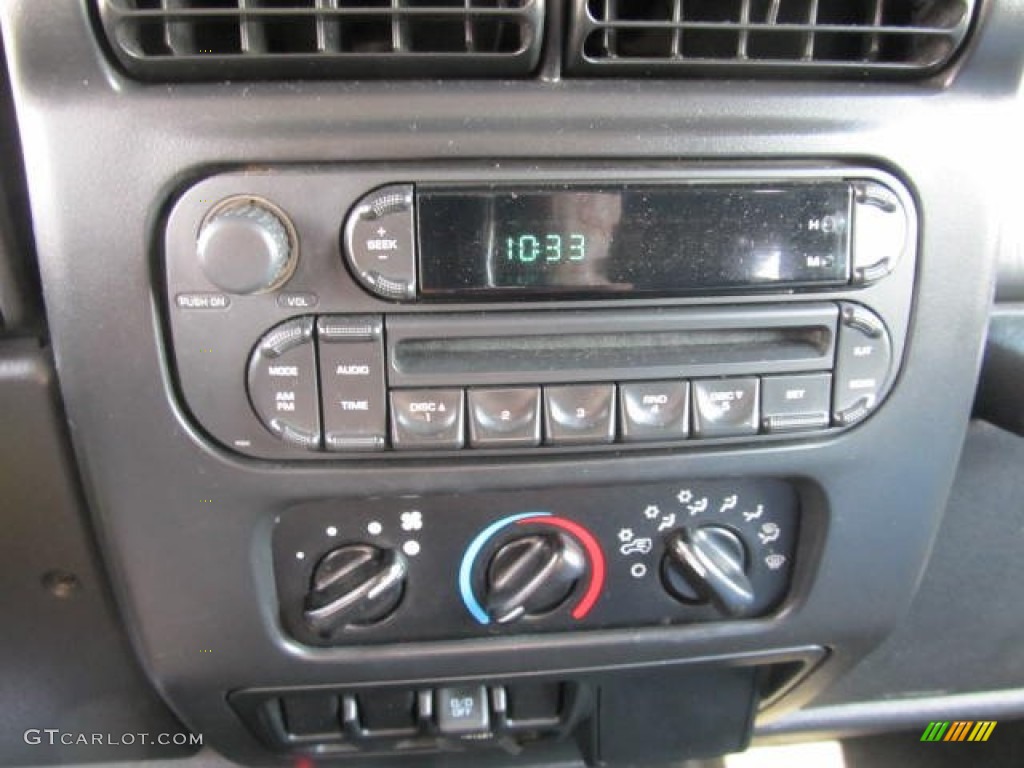 2005 Jeep Wrangler X 4x4 Controls Photo #62767053