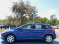 2012 Sonic Blue Metallic Ford Focus SE 5-Door  photo #2