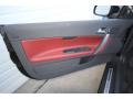 Cranberry Leather/Off Black 2011 Volvo C70 T5 Door Panel