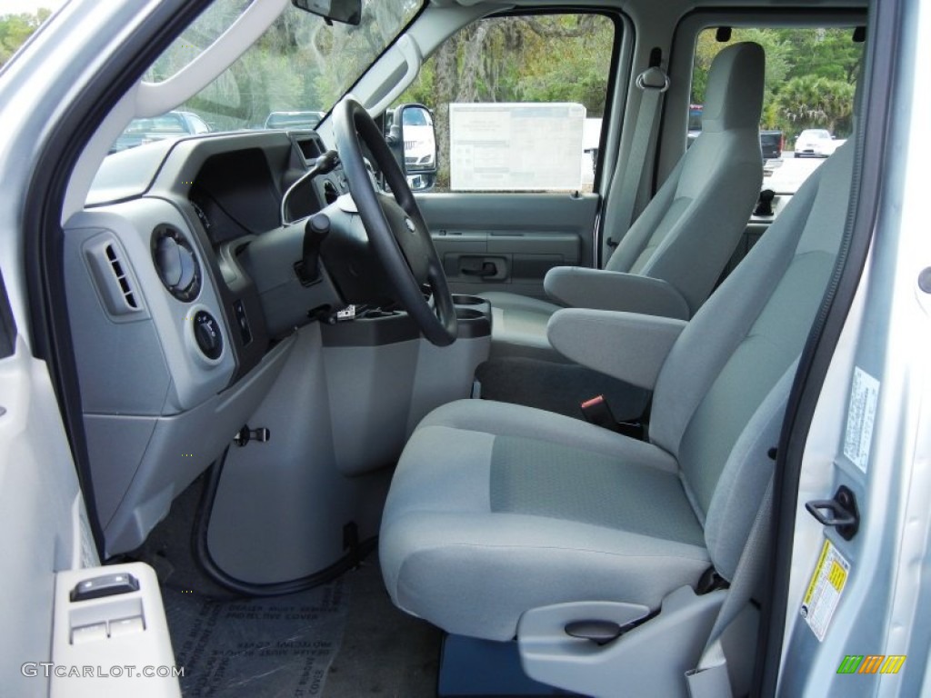 Medium Flint Interior 2012 Ford E Series Van E350 XLT Extended Passenger Photo #62769747
