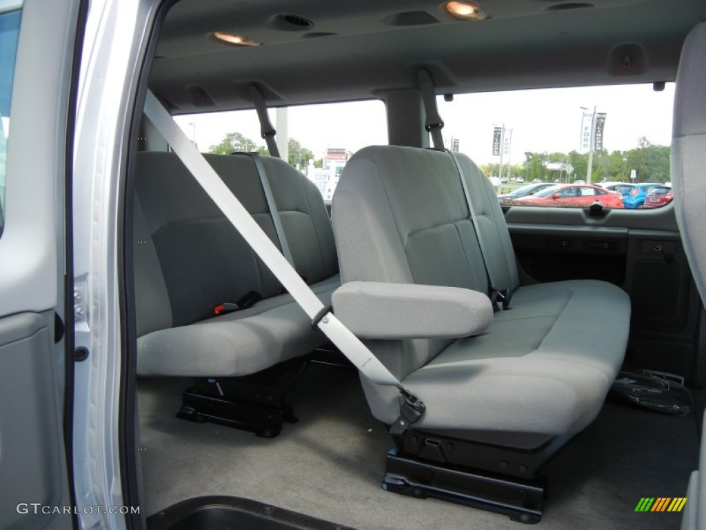 Medium Flint Interior 2012 Ford E Series Van E350 XLT Extended Passenger Photo #62769753