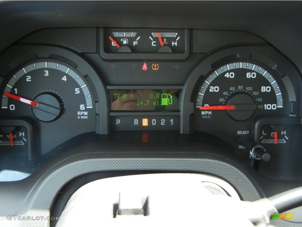 2012 Ford E Series Van E350 XLT Extended Passenger Gauges Photo #62769771