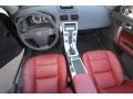 Cranberry Leather/Off Black 2011 Volvo C70 T5 Dashboard