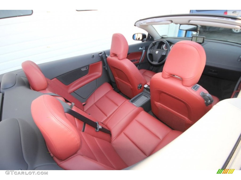 Cranberry Leather/Off Black Interior 2011 Volvo C70 T5 Photo #62769855