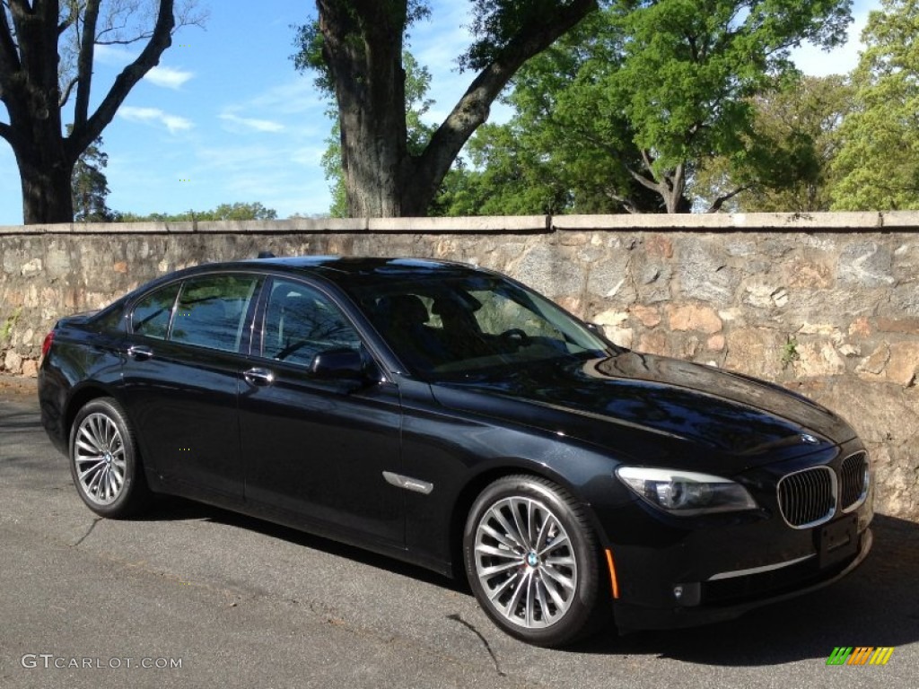 Black Sapphire Metallic 2009 BMW 7 Series 750i Sedan Exterior Photo #62770086