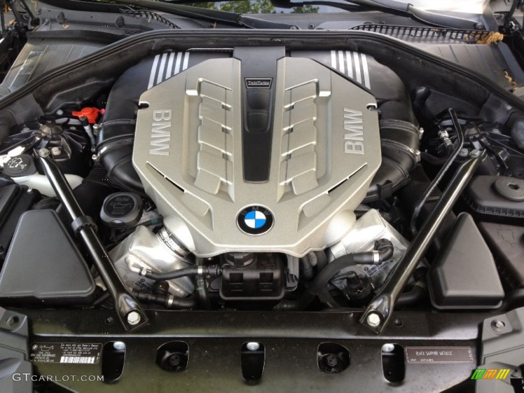 2009 BMW 7 Series 750i Sedan 4.4 Liter Twin-Turbo DOHC 32-Valve VVT V8 Engine Photo #62770491