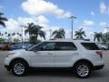 2011 White Suede Ford Explorer XLT  photo #11