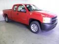 2012 Victory Red Chevrolet Silverado 1500 Work Truck Extended Cab  photo #1