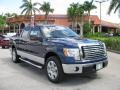 2010 Dark Blue Pearl Metallic Ford F150 XLT SuperCrew  photo #1