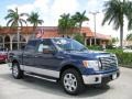 2010 Dark Blue Pearl Metallic Ford F150 XLT SuperCrew  photo #2