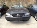 2002 Black Ford Mustang V6 Coupe  photo #2