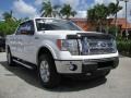 White Platinum Metallic Tri-Coat - F150 Lariat SuperCrew 4x4 Photo No. 2