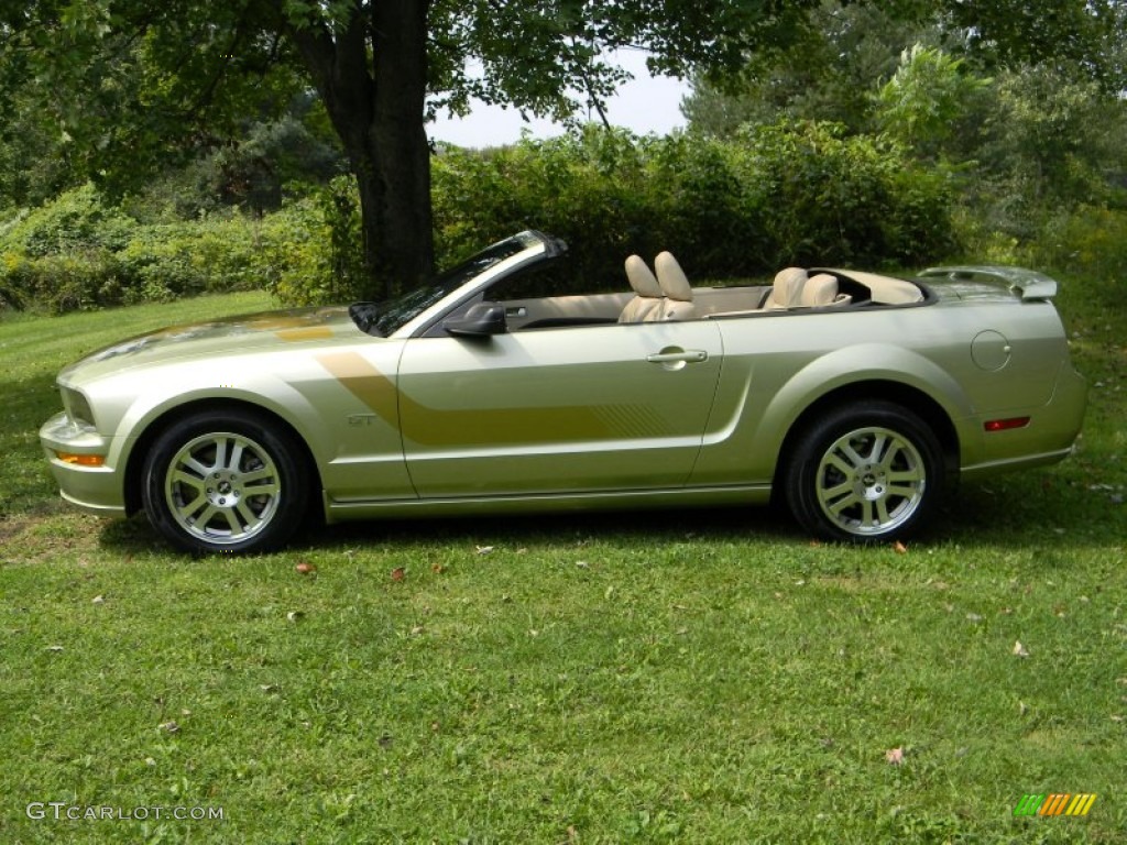 Legend Lime Metallic 2006 Ford Mustang GT Premium Convertible Exterior Photo #62774523