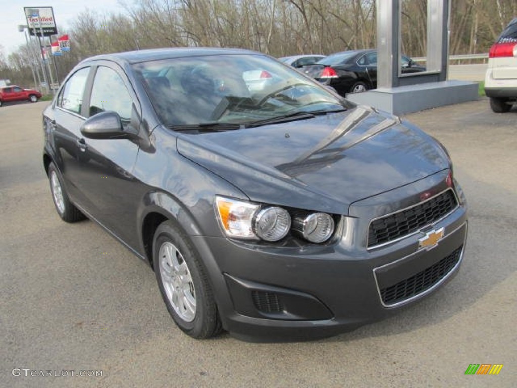 Cyber Gray Metallic 2012 Chevrolet Sonic LT Sedan Exterior Photo #62774534