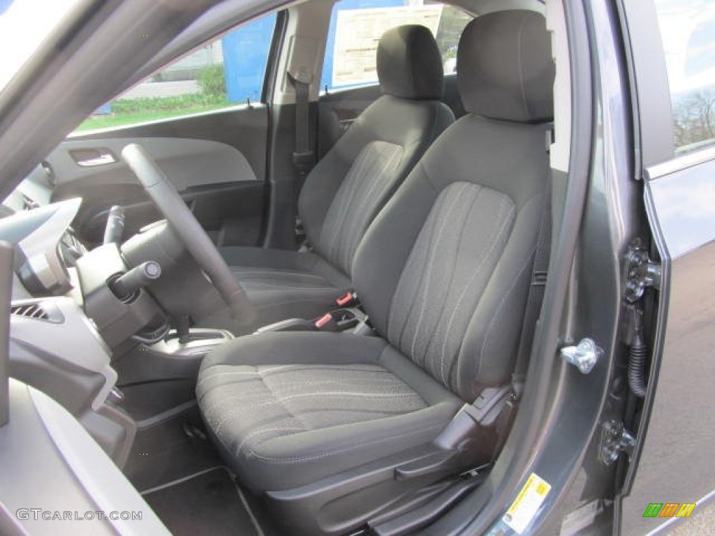 Jet Black/Dark Titanium Interior 2012 Chevrolet Sonic LT Sedan Photo #62774559