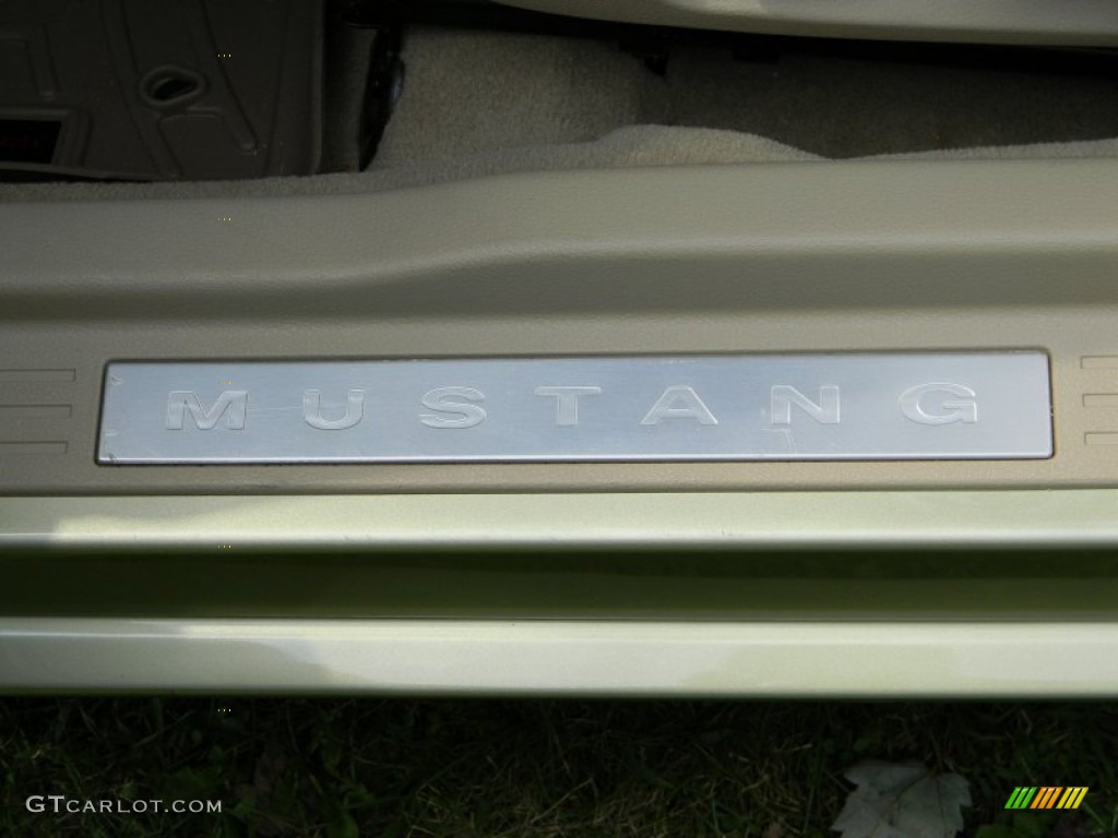 2006 Mustang GT Premium Convertible - Legend Lime Metallic / Light Parchment photo #20