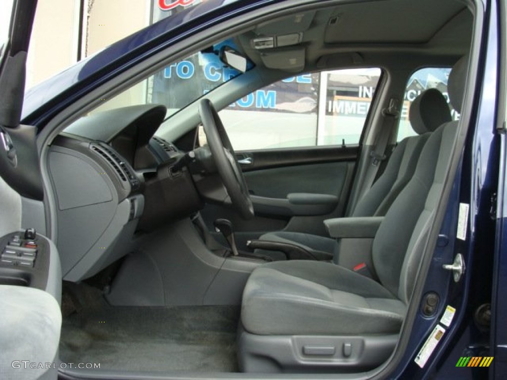 2006 Accord LX V6 Sedan - Royal Blue Pearl / Gray photo #7
