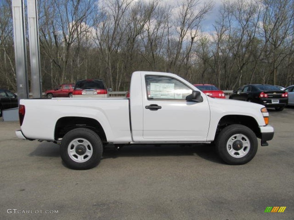 Summit White 2012 Chevrolet Colorado Work Truck Regular Cab 4x4 Exterior Photo #62774928