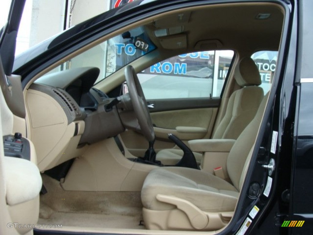 2006 Accord LX Sedan - Nighthawk Black Pearl / Ivory photo #7