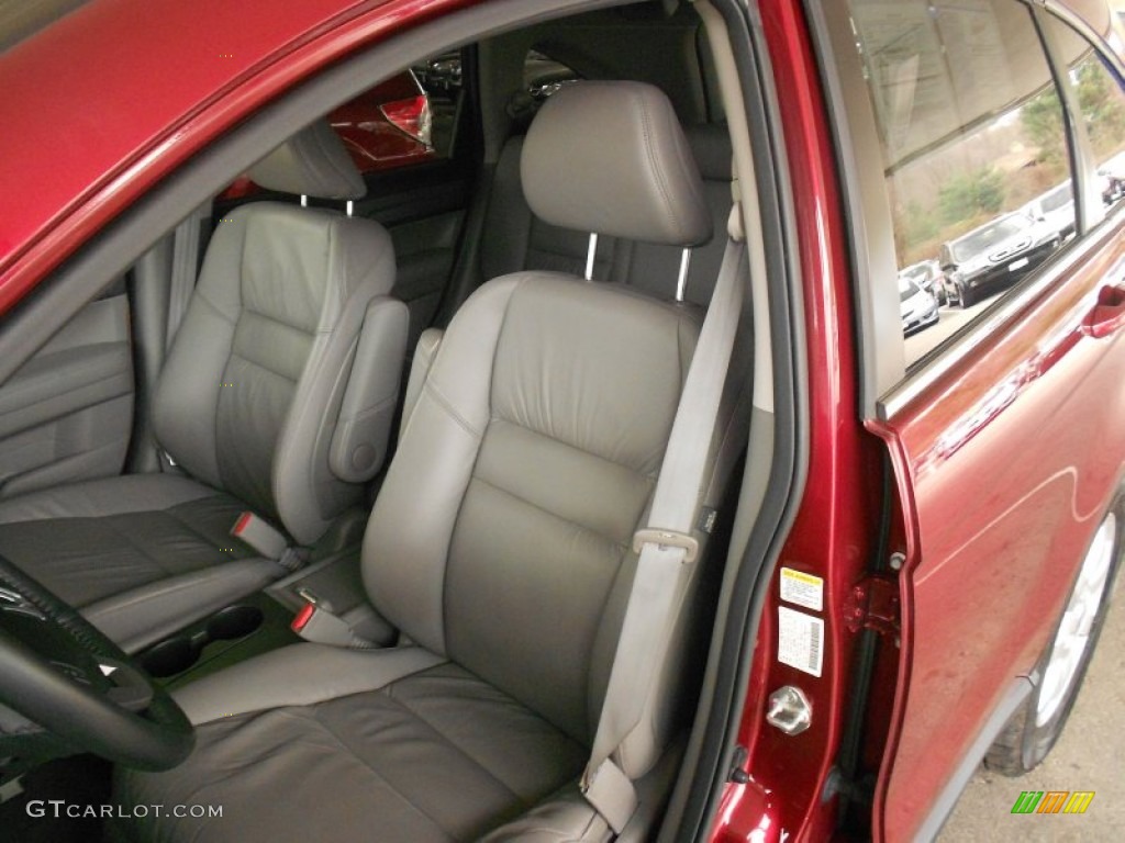2009 CR-V EX-L 4WD - Tango Red Pearl / Gray photo #6