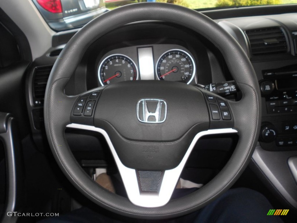 2009 CR-V EX 4WD - Alabaster Silver Metallic / Black photo #18