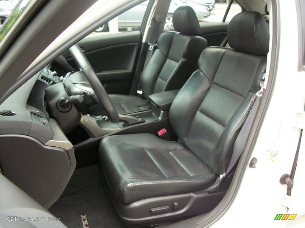 Ebony Interior 2009 Acura TSX Sedan Photo #62777941