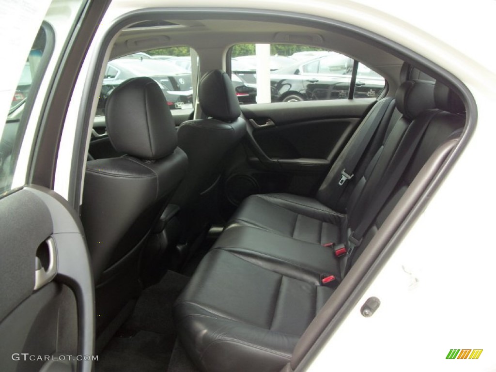 Ebony Interior 2009 Acura TSX Sedan Photo #62777969