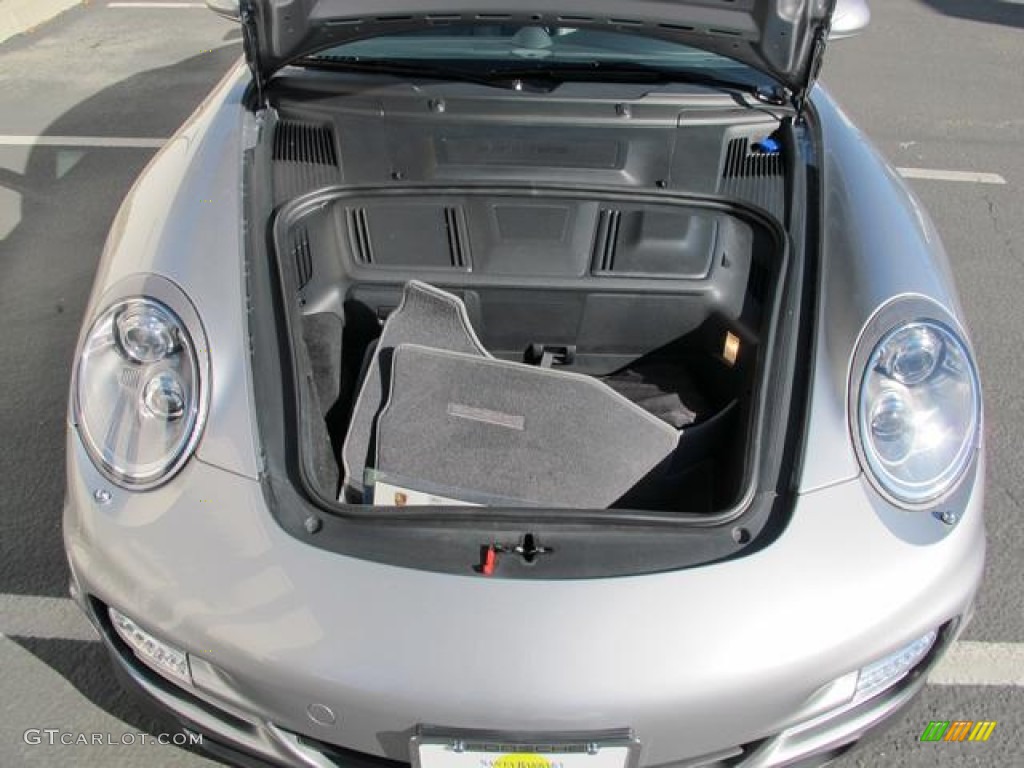 2011 911 Turbo S Cabriolet - GT Silver Metallic / Black/Stone Grey photo #15