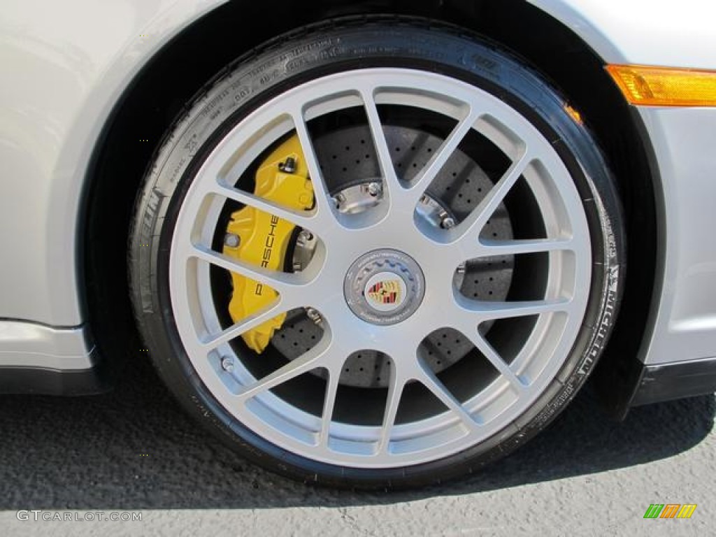 2011 Porsche 911 Turbo S Cabriolet Turbo S Wheel with PCCB Brakes Photo #62778012