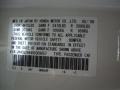  2009 TSX Sedan Premium White Pearl Color Code NH624P