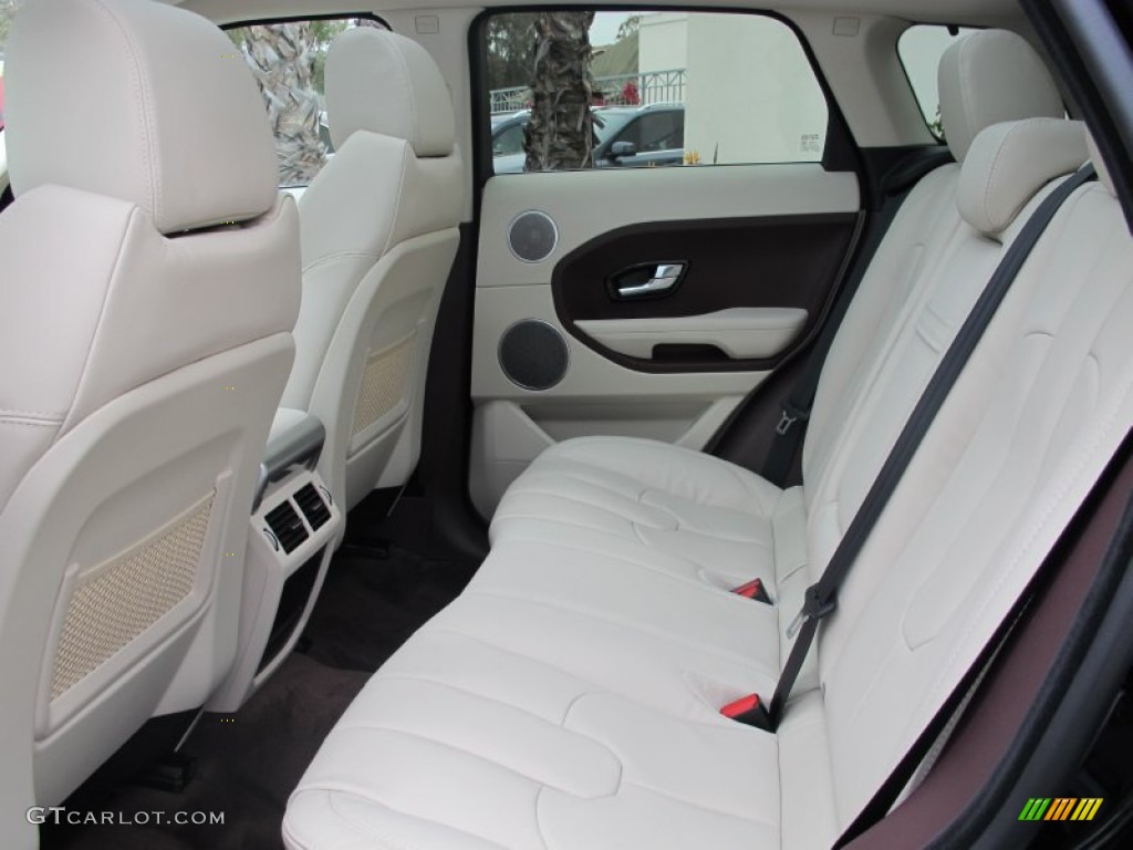 Ivory/Dark Cherry Interior 2012 Land Rover Range Rover Evoque Prestige Photo #62778227