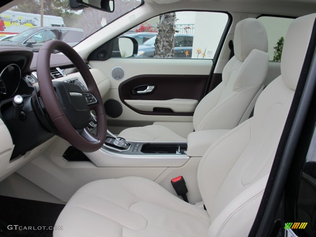 Ivory/Dark Cherry Interior 2012 Land Rover Range Rover Evoque Prestige Photo #62778234