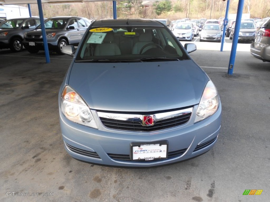 2007 Aura XE - Ocean Mist Metallic / Gray photo #3