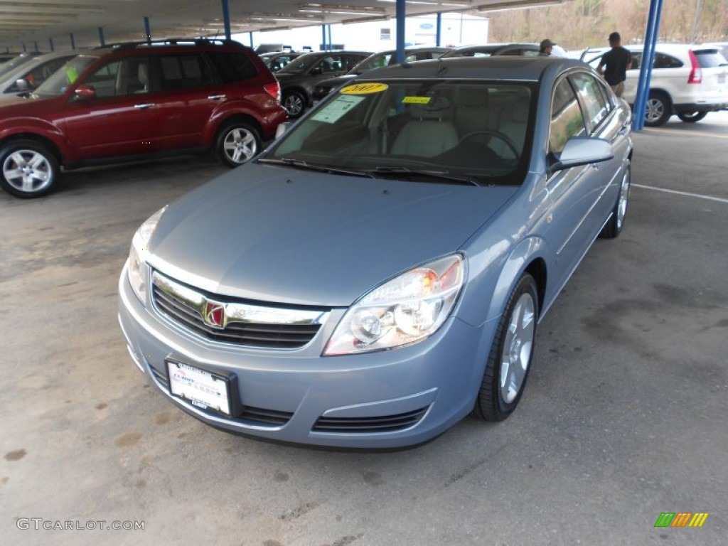 2007 Aura XE - Ocean Mist Metallic / Gray photo #24