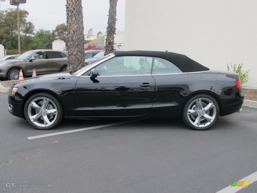 Brilliant Black 2012 Audi A5 2.0T quattro Cabriolet Exterior Photo #62778612