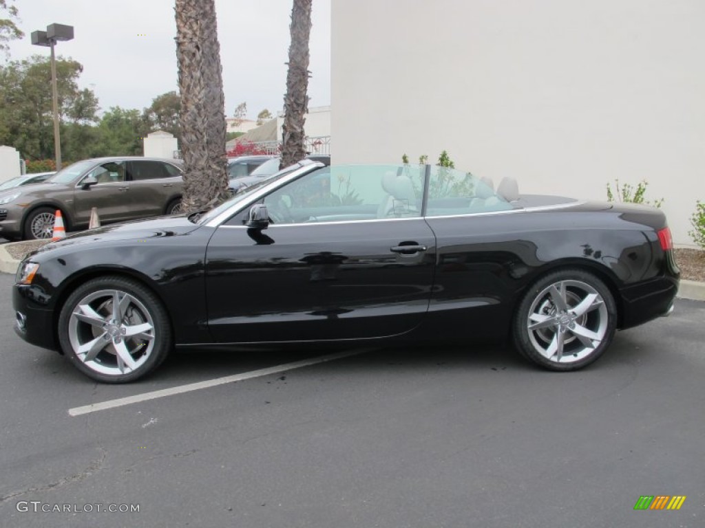 Brilliant Black 2012 Audi A5 2.0T quattro Cabriolet Exterior Photo #62778632