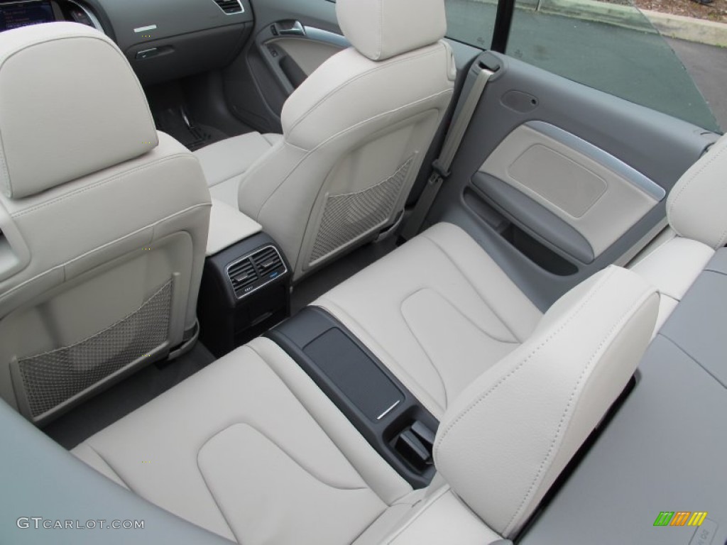 2012 Audi A5 2.0T quattro Cabriolet Rear Seat Photos