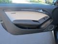 2012 Audi S5 Pearl Silver Interior Door Panel Photo