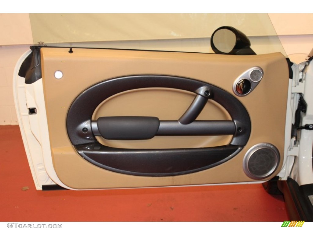 2004 Mini Cooper S Hardtop Cordoba Beige Door Panel Photo #62778792