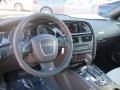 2012 Audi S5 Pearl Silver Interior Dashboard Photo