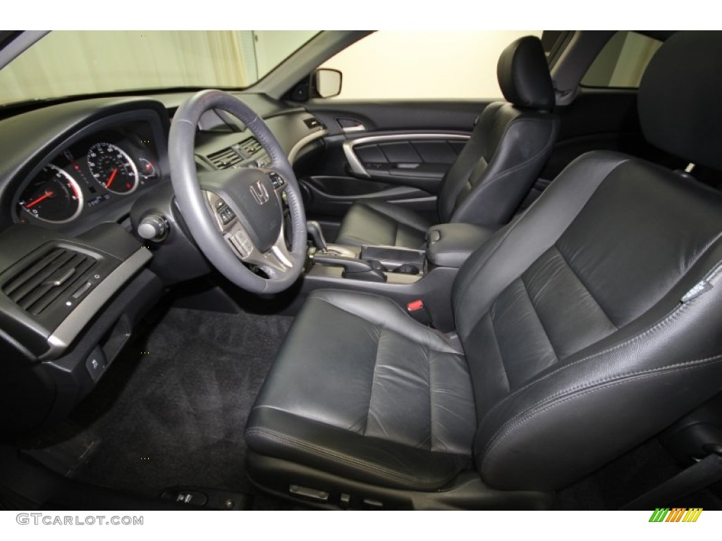 Black Interior 2011 Honda Accord EX-L V6 Coupe Photo #62780079