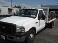 Oxford White 2006 Ford F350 Super Duty XL Regular Cab Stake Truck