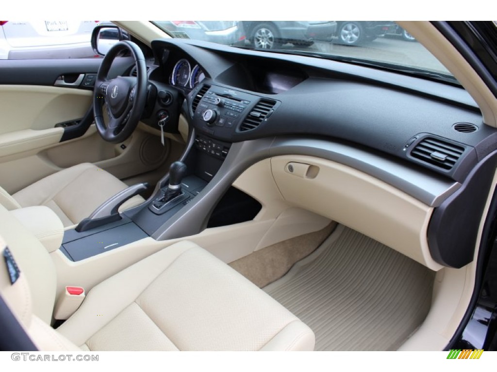 2010 Acura TSX V6 Sedan Parchment Dashboard Photo #62782344